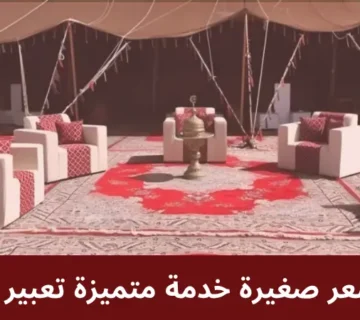 خيمة شعر صغيرة