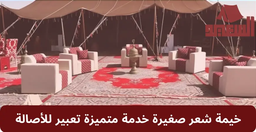 خيمة شعر صغيرة