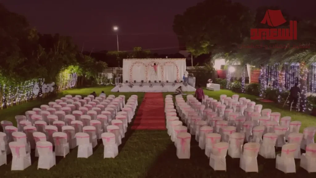 طاولات الضيافه في الافراح